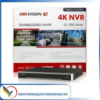 Đầu ghi hình IP 8 kênh AcuSense HIKVISION DS-7608NXI-K2